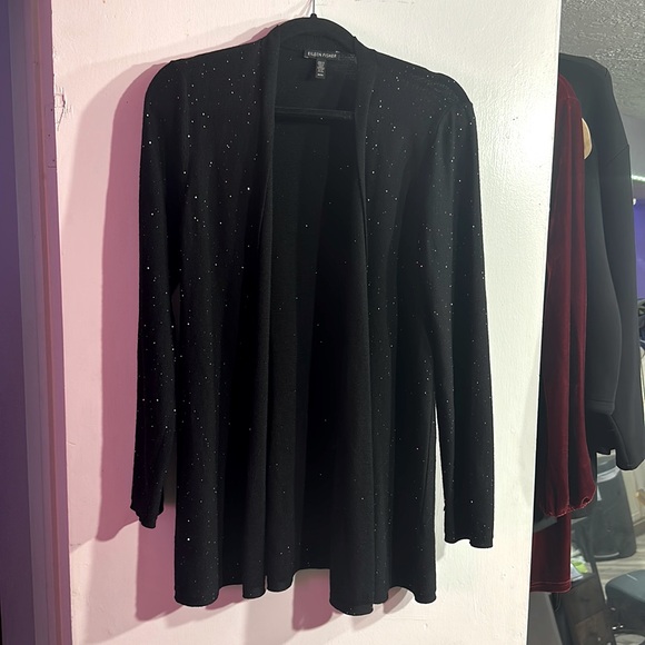 Eileen Fisher Sweaters - NWOT. Woman’s Eileen Fisher 100% Merino Wool sparkling cardigan. Size M.